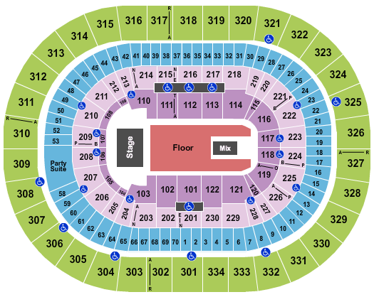 Moda Center Moda Center Seating Chart